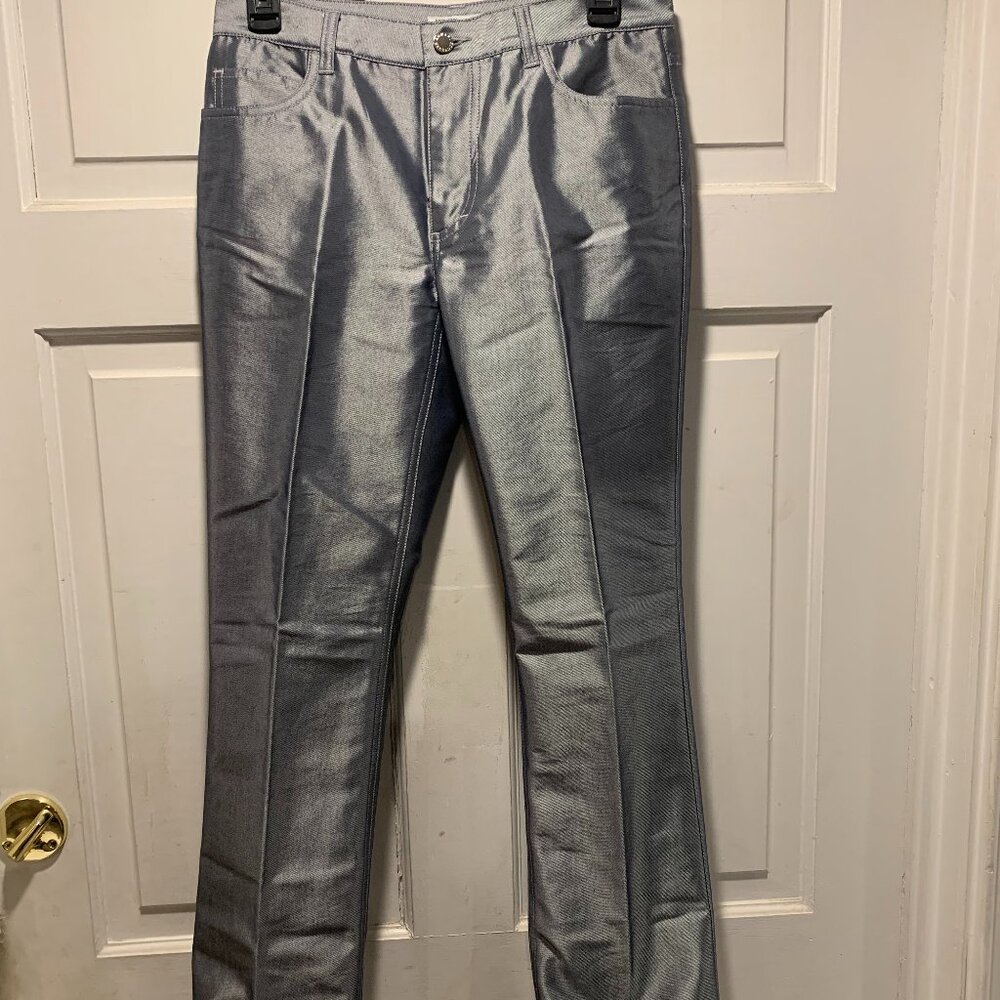 Armani Exchange~ NWOT!!~ Metallic Silver Pants